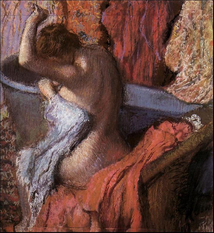  Seated Bather Drying Herself